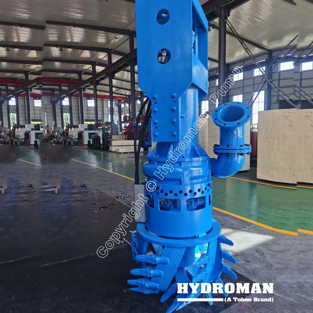 Hydroman Hydraulic Dredge Sand Gravel Pump with Head Cutter