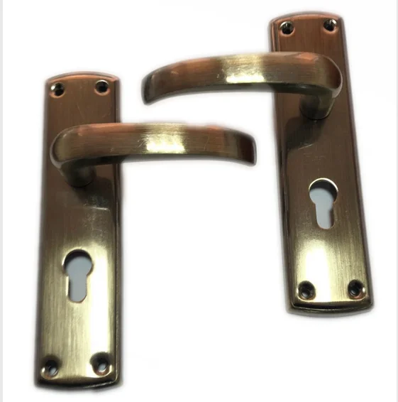 Factory made cheaper Aluminum Door handle lockset in high quality