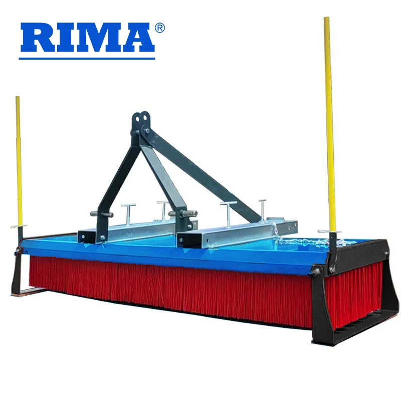CE Certificate Tractor/Forklift/Wheel Loader Road Sweeper Efficient Cleaning Product Municipal Cleaning