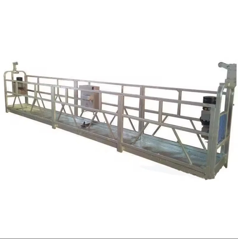2.2kW LTD10.0 Hoist for Industrial Use, Modern ZLP1000 Suspended Platform Gondola in Steel and Aluminum