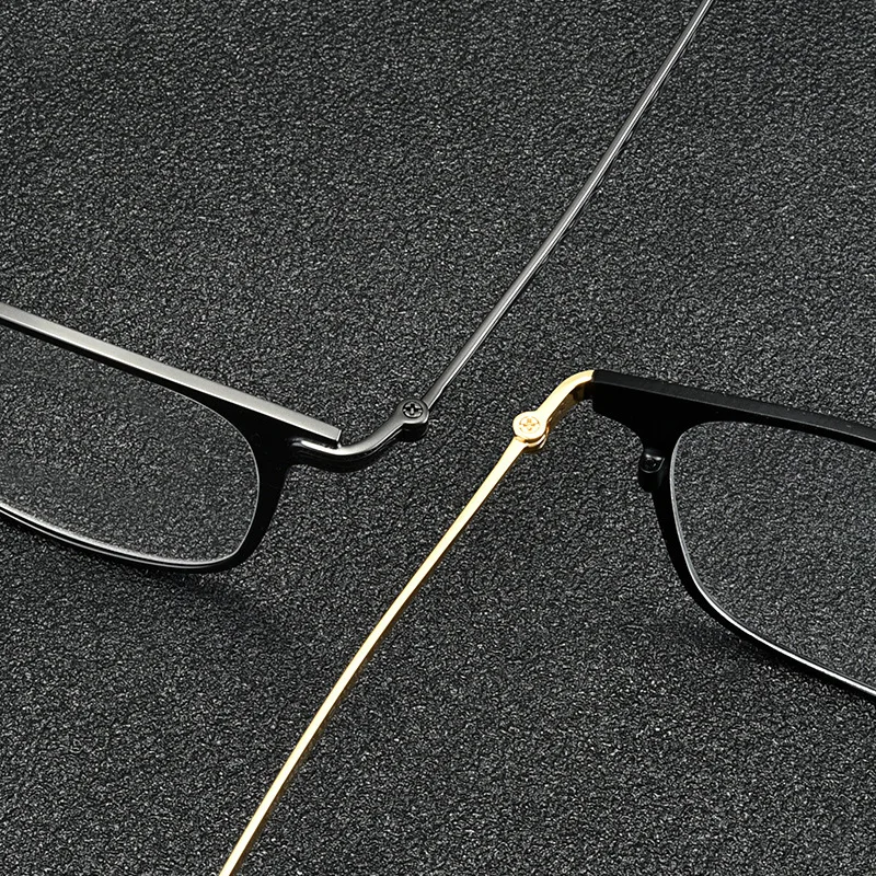 Vintage Eyeglasses Pure Titanium Frame Glasses Men Square Eyewear Classic Full Optical Prescription Eyeglasses Frames 2019
