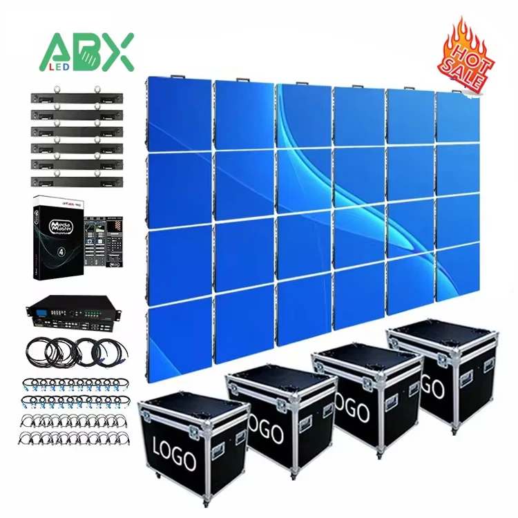 P2.976 внутренний 500x500 мм светодиодный модуль SMD видеостена высокое качество RGB Аренда сцены прокатный экран