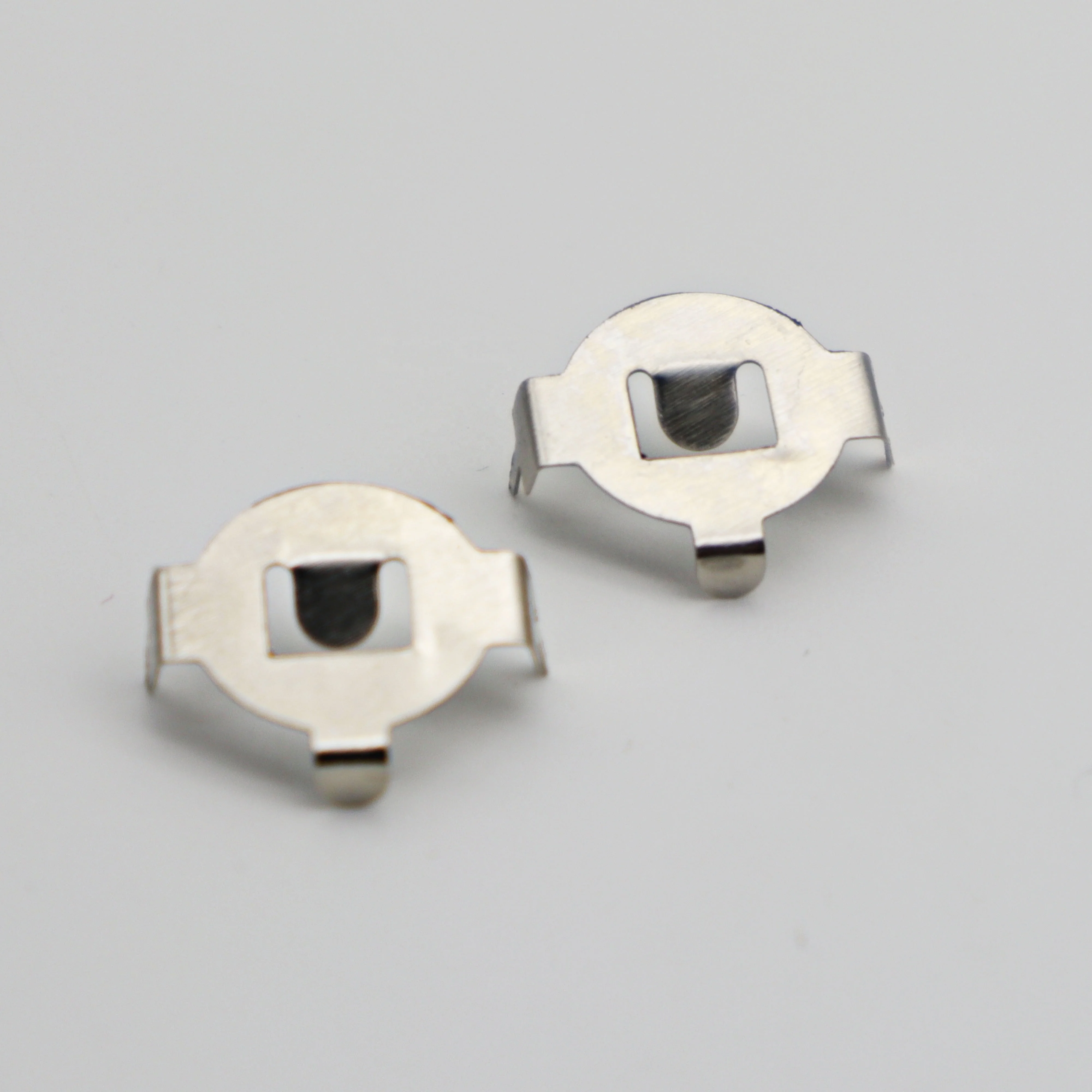 1220 Coin Battery Cell Contact Clip Holder Phosphor Bronze Metal With Nickel Plating DIP/SMT
