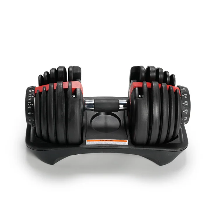 15 Years High Quality Hot Selling Adjustable Dumbbell Set 24KG/52.5LBS Gym Home Equipment Dumbbell Weights