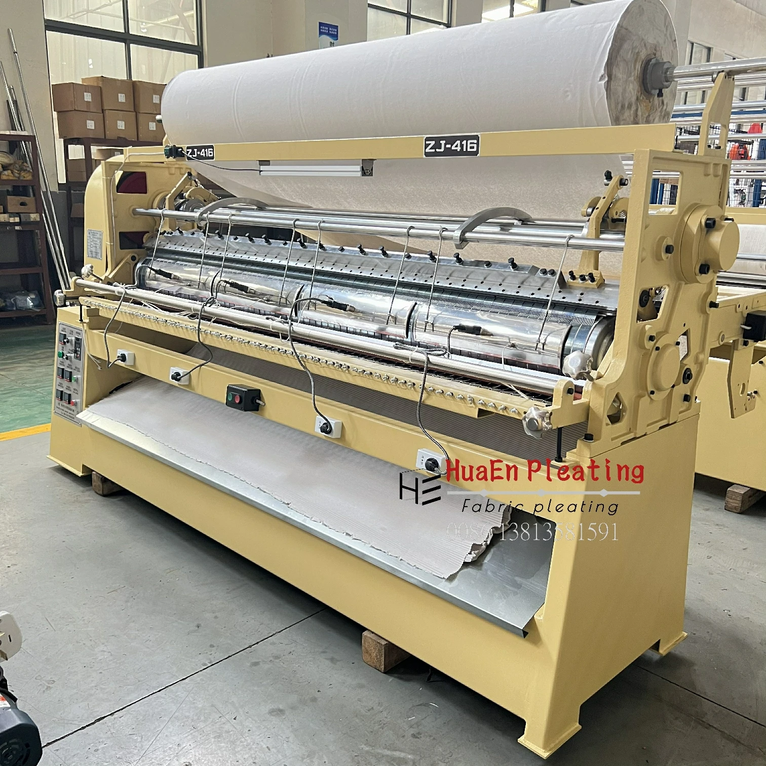 Manufacturer HuaEn Pleating skirt scarf dress textile pleating machine