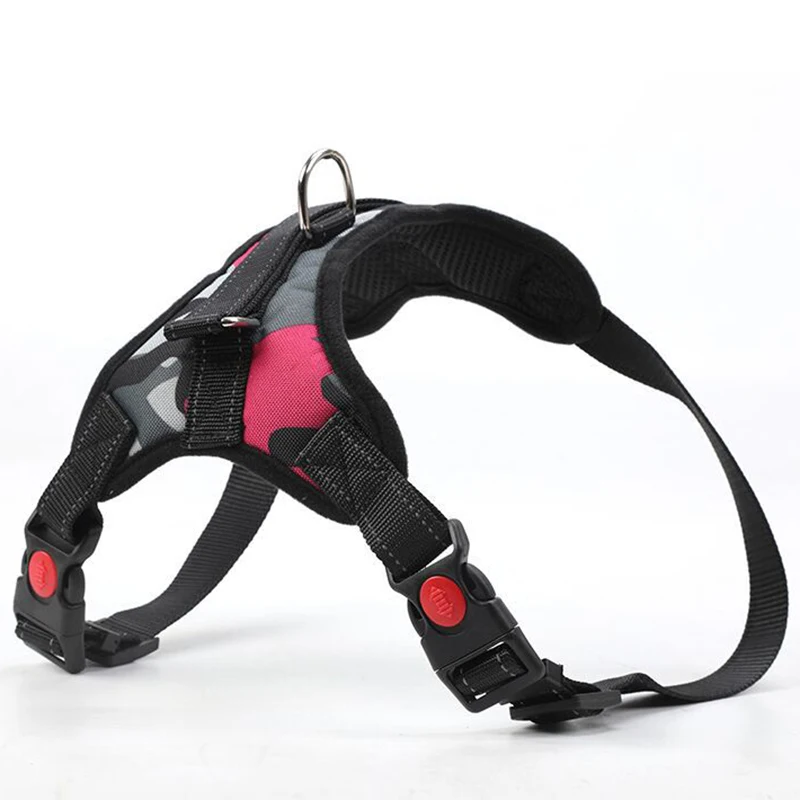 Luxury Pet Outdoor Training Walking Leash Collar Anti Burst Saddle Dog Harness Vest For Medium Large Dogs 4 Sizes Multi Colors