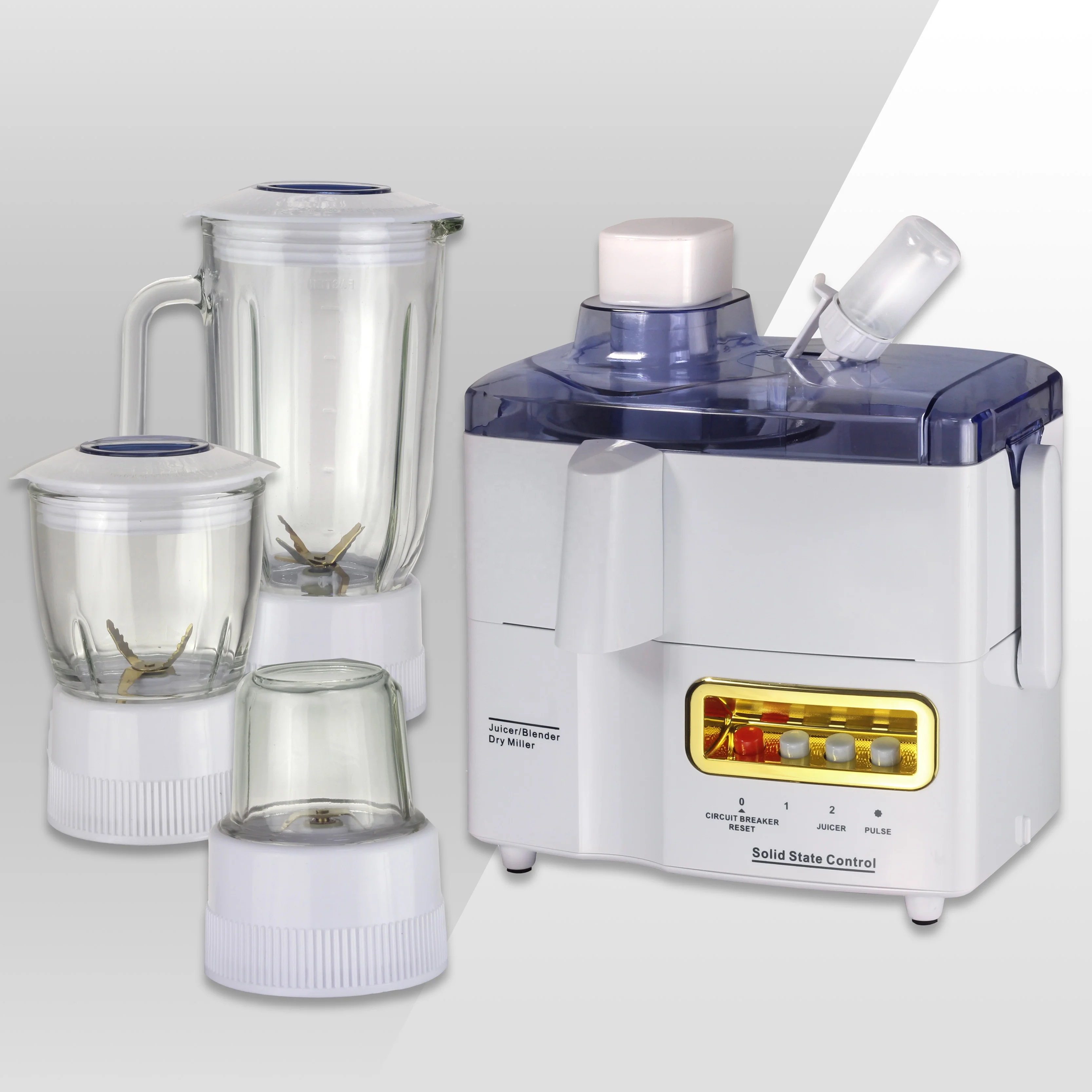 Factory wholesale ready goods stock new 176 4in1 glass jar juicer for home use DFP-176S