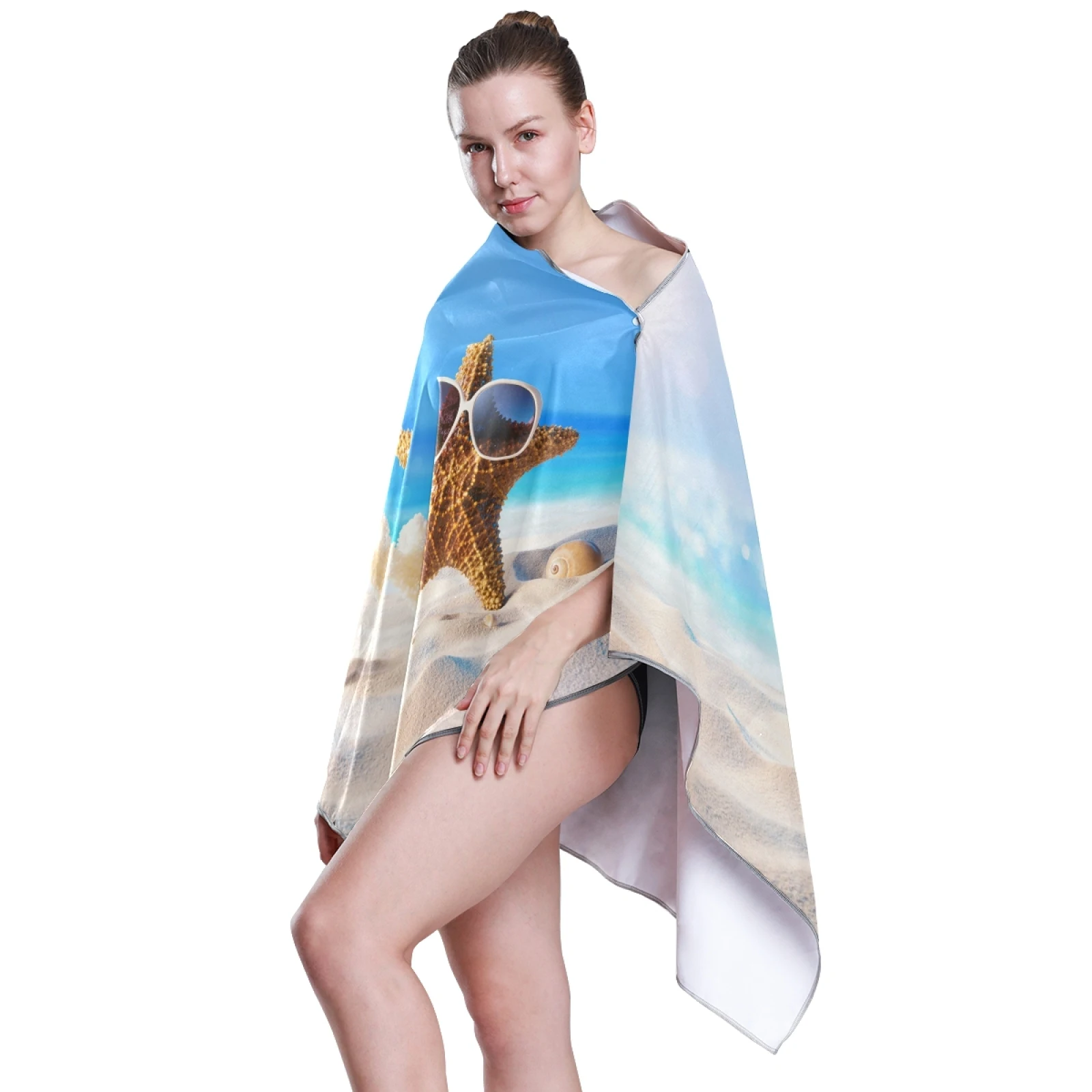 Custom Print Sand Free polyester Beach Towel Large Printing quick dry Beach Towel With Logo cheap price