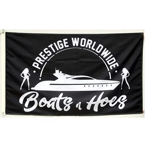 Prestige Worldwide Boats & Hoes Step Brothers Catalina flag Banner 3X5 Feet