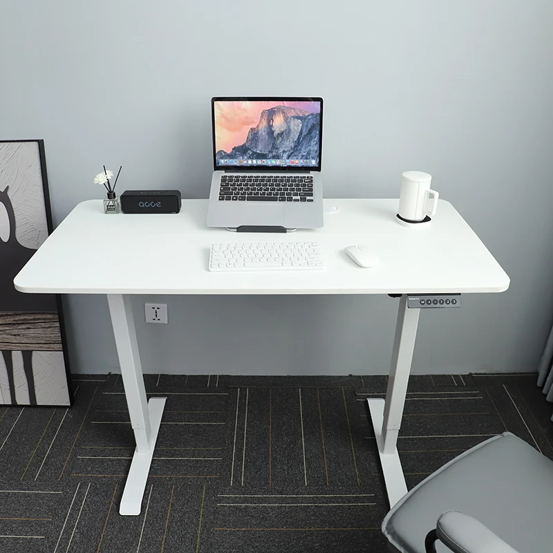 SR2D Modern Single Motor Electric Office Computer Workstation Table Height Adjustable Standing Desk Frame For Home Office Use