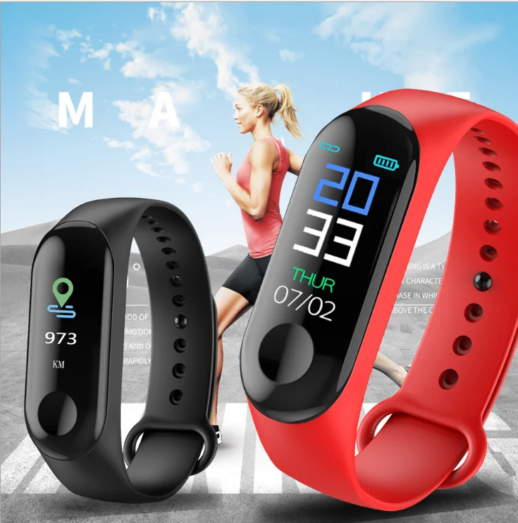 Оригинальный Смарт-браслет Xiao mi Band 3 MI с монитором сердечного ритма водонепроницаемость 5 АТМ мой браслет