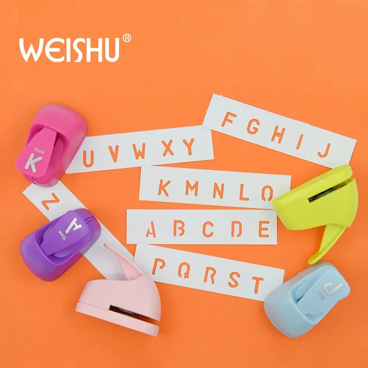 Hot Sale Custom Design Lever Shape Punch Kids DIY Hole Paper Craft Punch