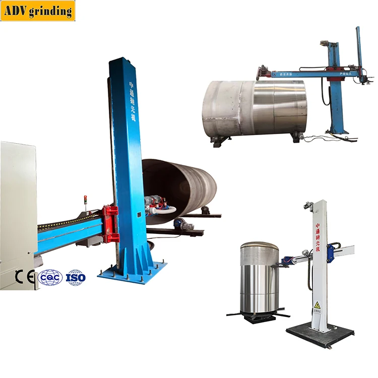 Industrial stainless steel water bottle polishing machine manufacturers for tank