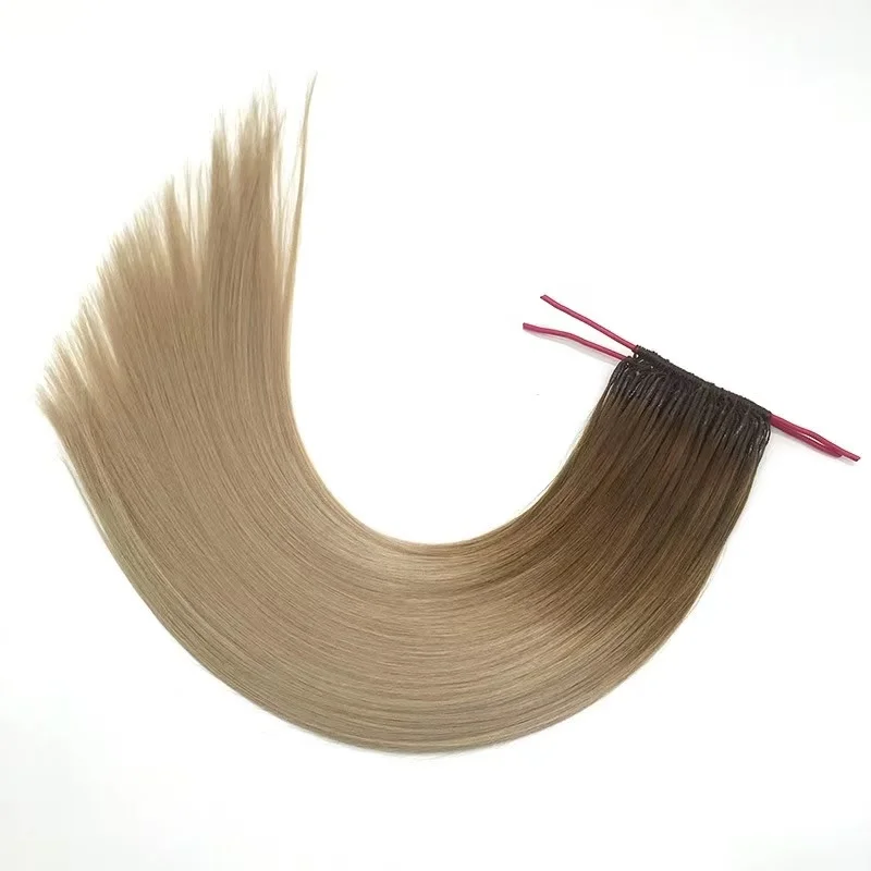 Wholesale T4/24 Cuticle layers Remy Human Hair line Hair Cotton Thread Korean Hair Extensions