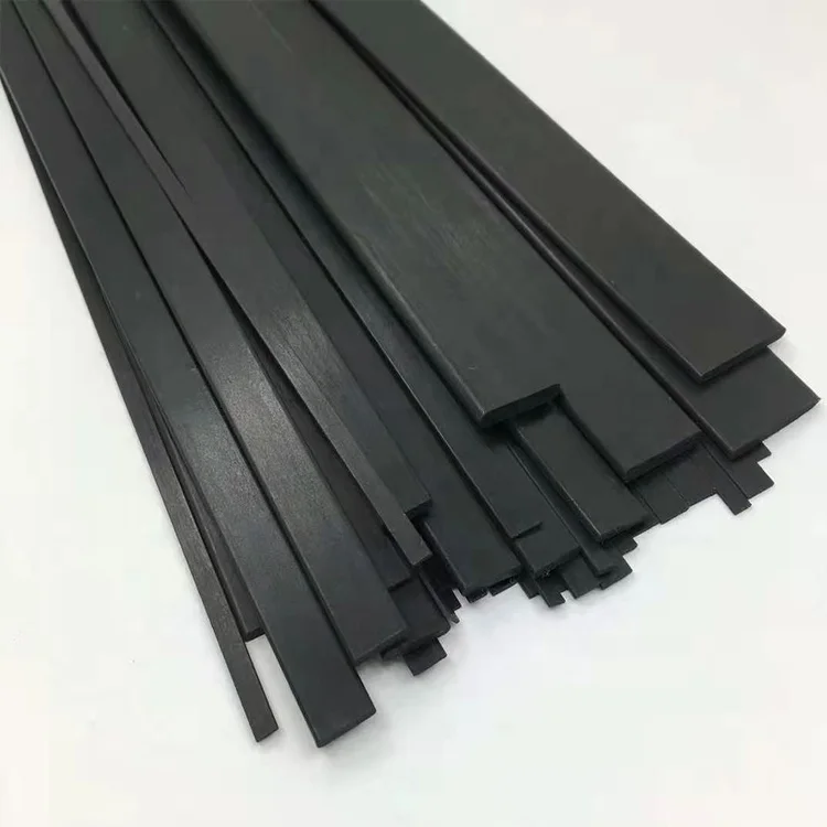 
12k pultruded carbon fiber flat strips bars for FPV frame parts  (1600202346760)