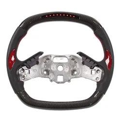 Customized Car Steering Wheel Carbon Fiber LED Fit For Chevrolet Corvette C8 2020