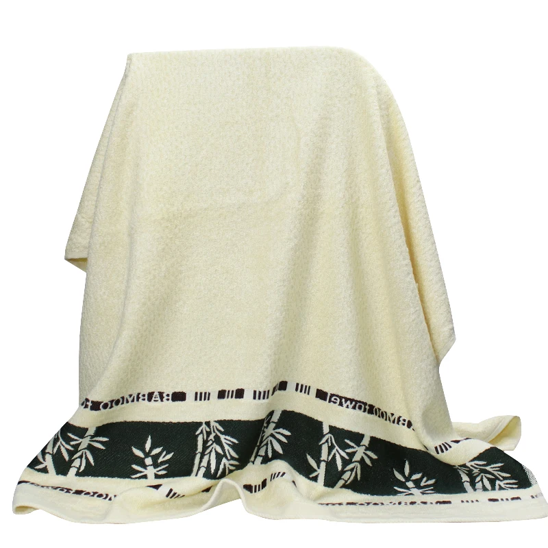 Morden Luxury Plain Dyed Factory Outlet Bamboo Bath Face Cloth Customize Woven Towel