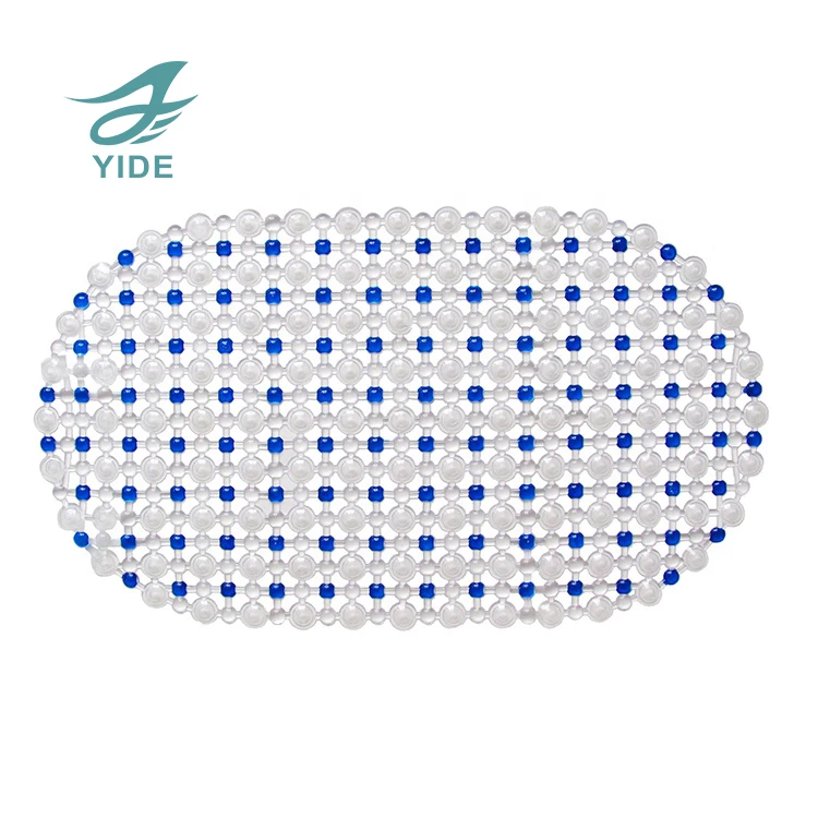 YIDE Hot sale manufacturer hotel custom Bathroom Products massage function PVC non-slip Bath Mats with suction cups