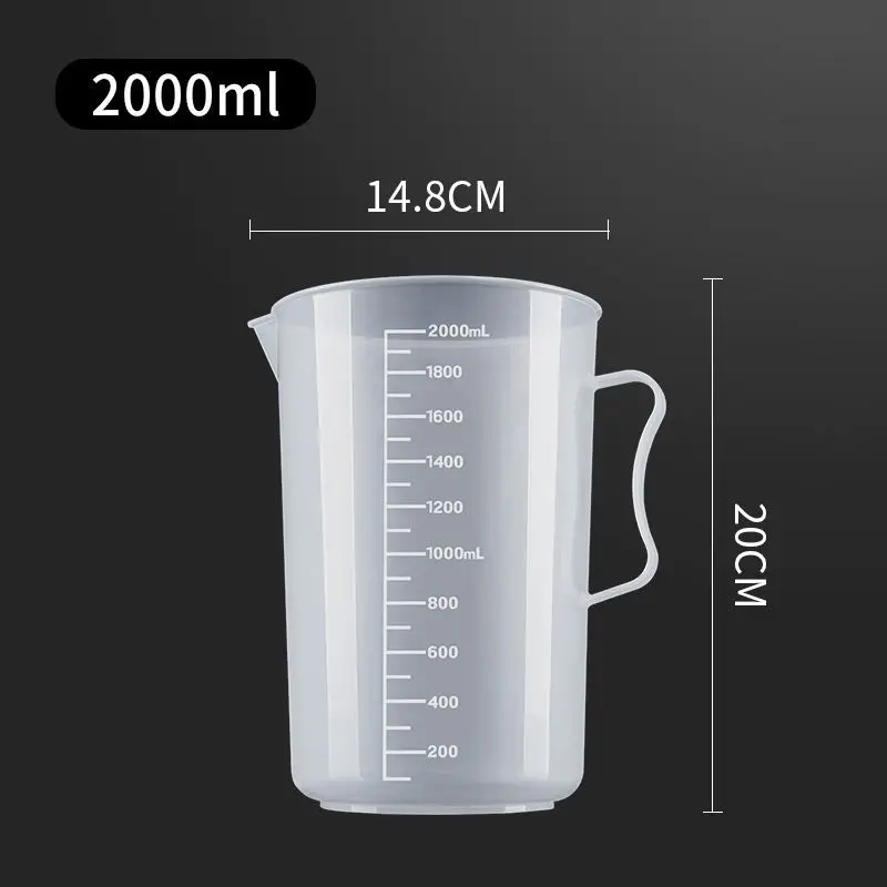 Graduated Plastic Pp Transparent Measuring beaker Cup plastic Measuring Jug