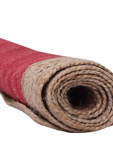 100 % Natural Jute Rugs For Living Room Indoor Carpets Braided Rug From India Best Quality Material Home Accessories