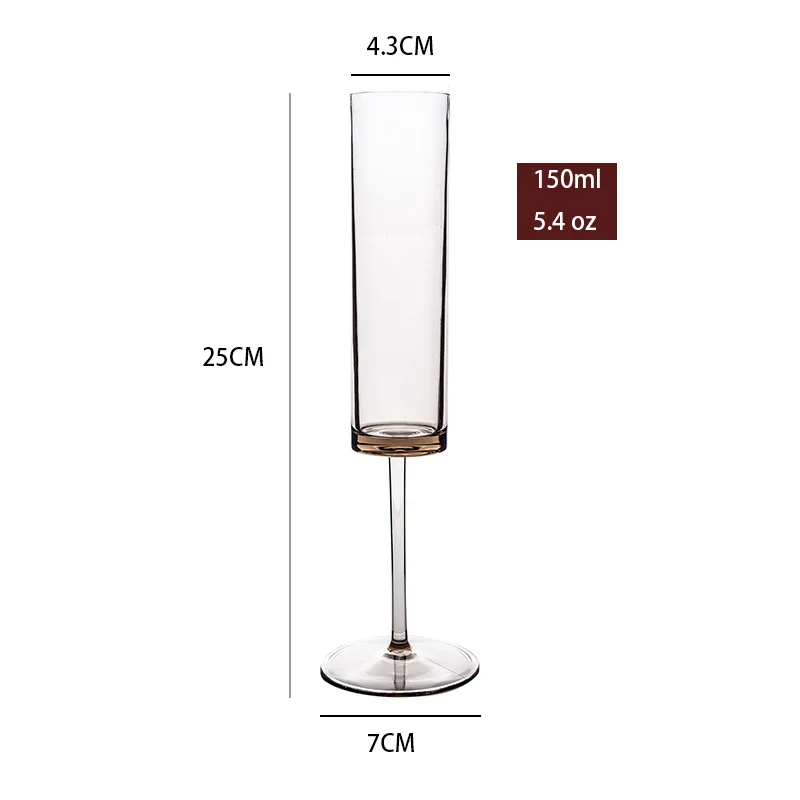 150-400ml Clear Acrylic Glass Drinkware Plastic Champagne Glasses Flutes Elegant Plastic Wine Glasses