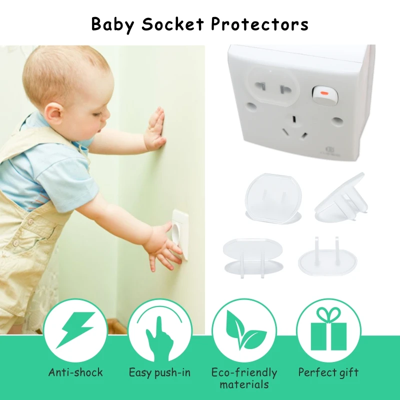 Outlet Covers Baby Proofing Plug Covers Child Safety Socket Covers Electrical Outlet Protectors Kid Proof