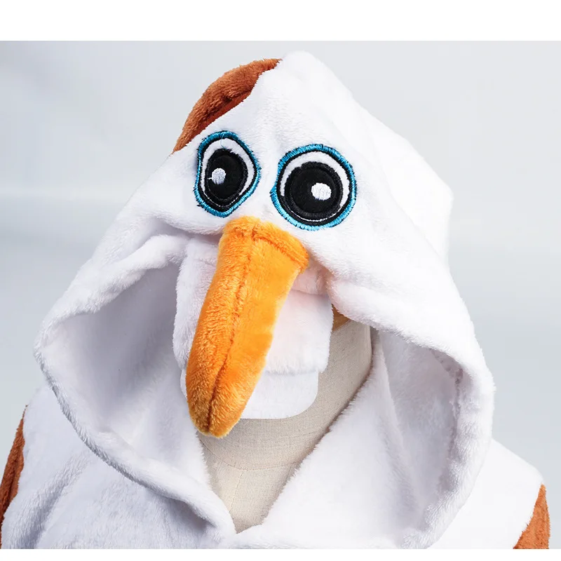 Пижама-комбинезон для взрослых с изображением Олафа, костюм на Хэллоуин и Рождество, одежда для сна унисекс, костюм талисмана Олафа