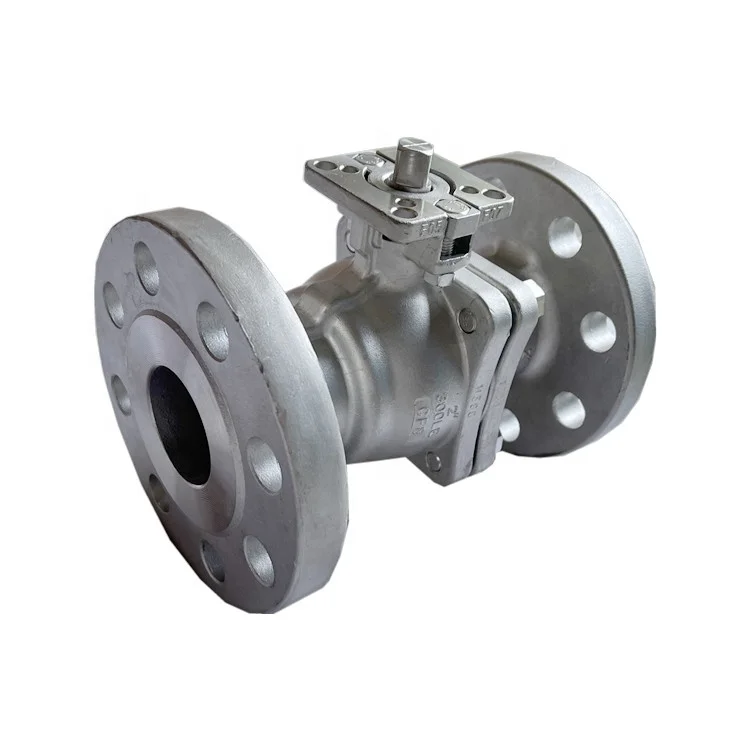 High pressure 2PC API WCB flange ball valve 150LB ball valve