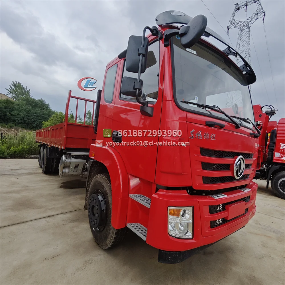 DongFeng 4x2 5 - 20 Tons 270 HP Wagon Lorry Flatbed Cargo Truck for Transportation