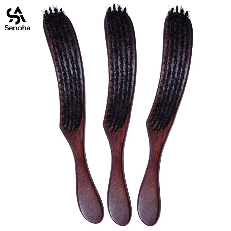 Senoha Hiqh Quality Dusting Brush Wooden Long Handle Wood Clothes Dust Removal Brush Hotel Soft Bristle Dusting Brush