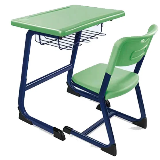 Wholesale Good Quality School Furniture Desk and Chairs Sets With Custom