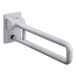 Handicapped Fold Handrail Design Grab Rail, Toilet Safety Rails Flip Up Toilet Grab Bar U Shaped Handrail Disabl Toilet Grab Bar