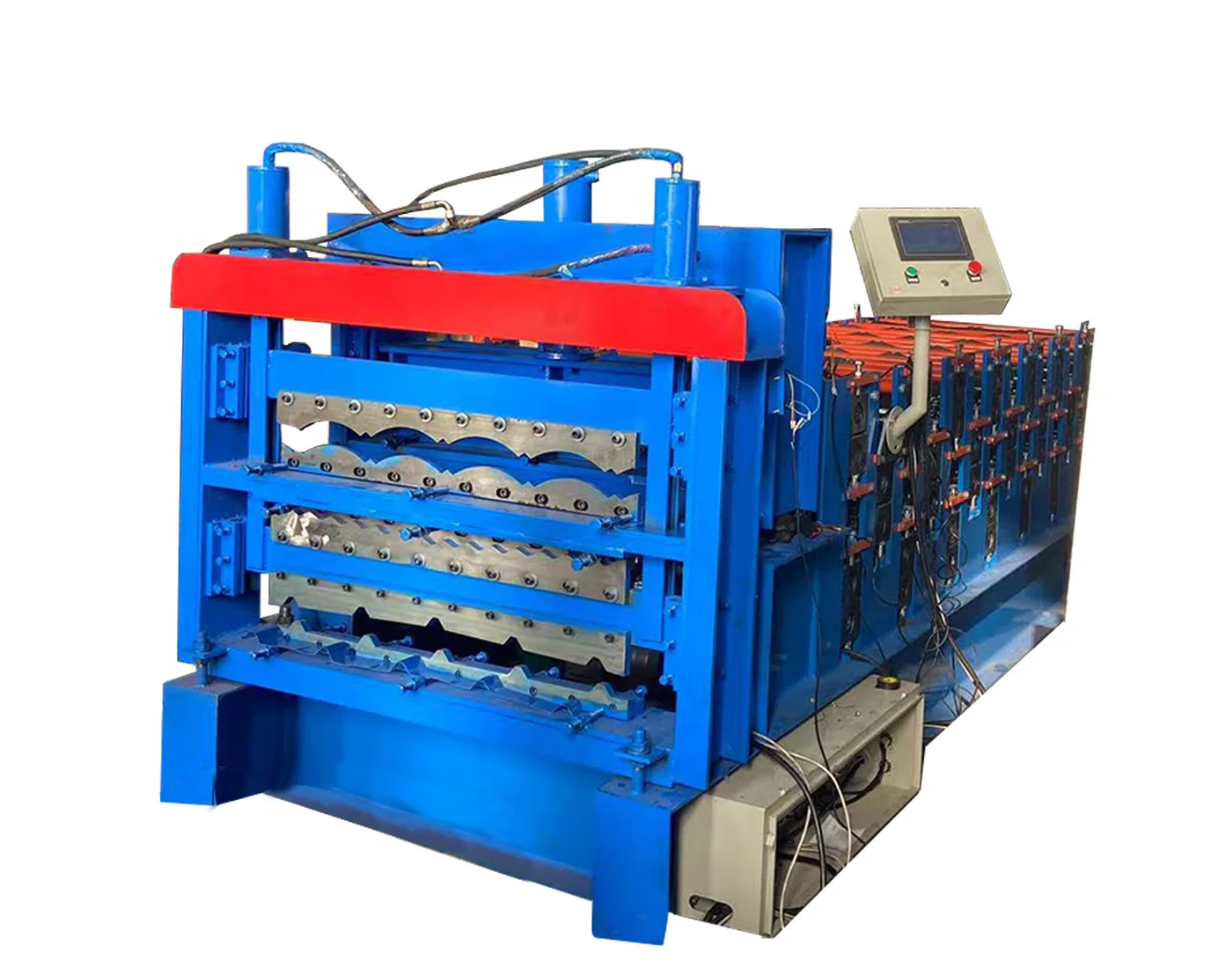 Color Steel Tile Automatic Three-Layer Tile Machine One Machine Three Uses