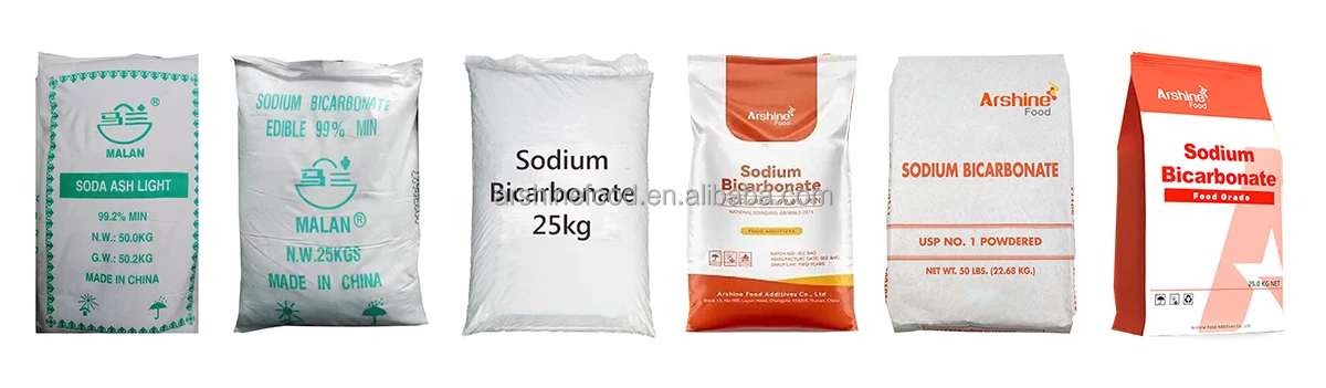 Malan Brand Sodium Bicarbonate(Food Grade) Industrial Cleaning Use Pure Cas: 144-55-8 Powder Sodium Bicarbonate Food Grade Bakin