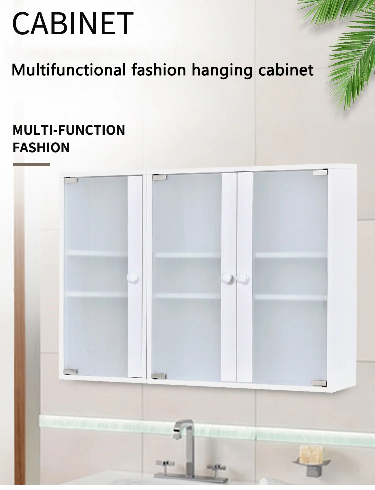 Bathroom wall cabinets, waterproof wall cabinets for kitchen and living room balcony, simple and modern wall cabinets