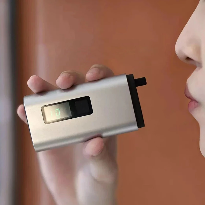 Мини Алкотестер Xiaomi NexTool 4 в 1, Портативный Автомобильный анализатор дыхания с ЖК дисплеем, с выключателем для окон, резаком и внешним аккумулятором