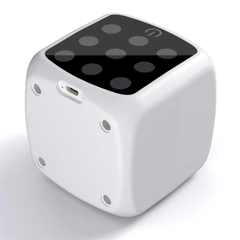 Wholesale Dice Drinking Game Dice with LED Lights Dice Bluetooth Speaker Supporting Calls and Bluetooth Connection
