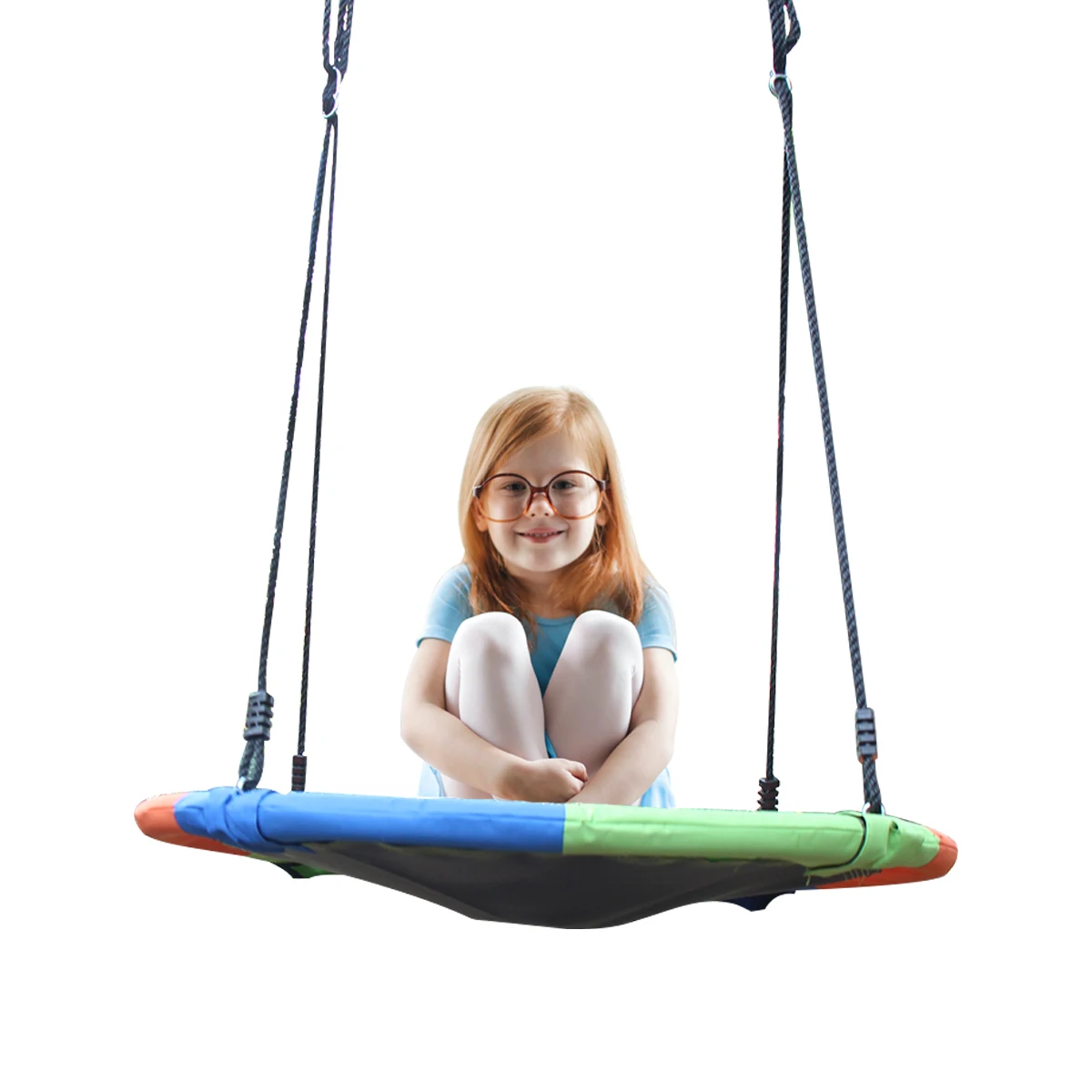 Уличные складные подвесные круглые качели для детей и взрослых