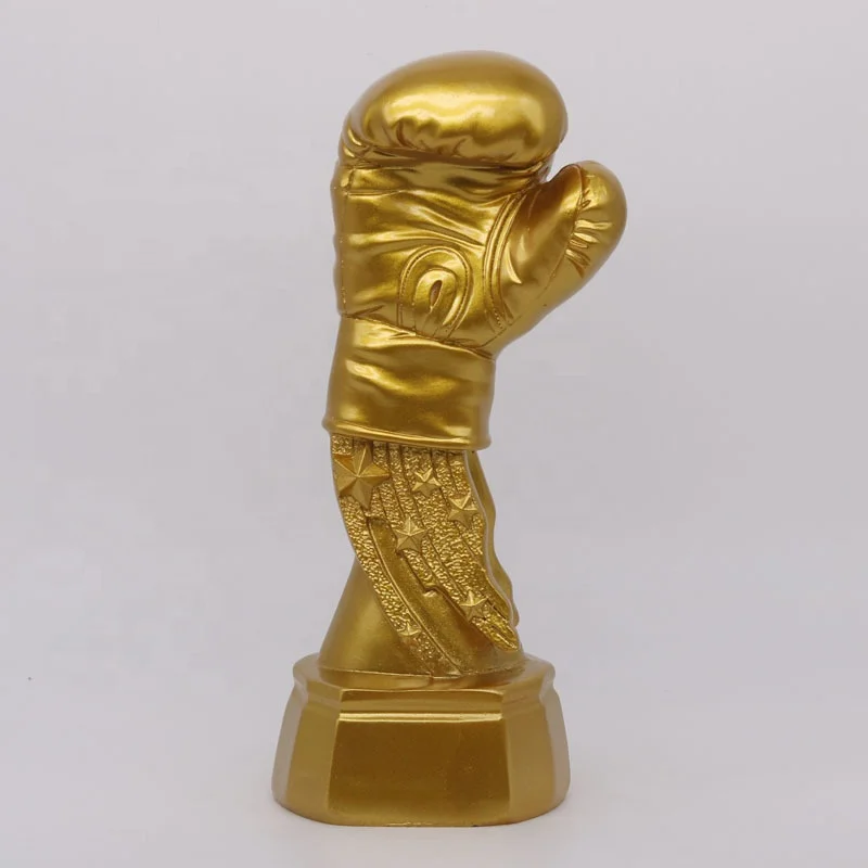 Boxing match competition custom name logo souvenir boxing glove trophy cup other boxing products