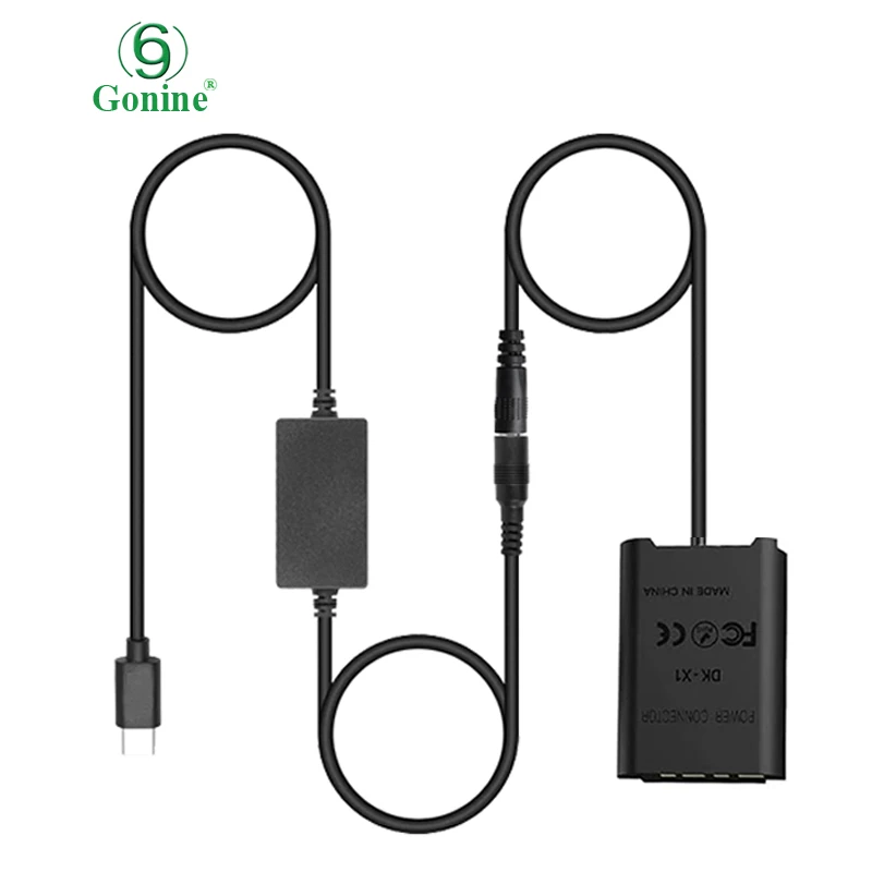 Type-c Adapter Supply DK-X1 DC Coupler dummy battery Kit for Sony DSC-RX1 RX1 DSC-RX100 RX100 Cameras