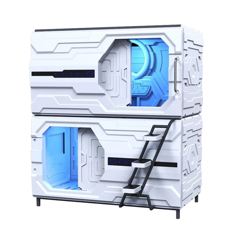 Hot selling hotel furniture soundproof capsule bed sleeping pods for capsule hostel