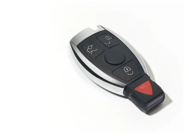 10x For Mercedes Benz Year 2000+ Supports Original NEC and BGA Smart Remote Key Shell Fob 2/3/4 Buttons Replacement Key Case