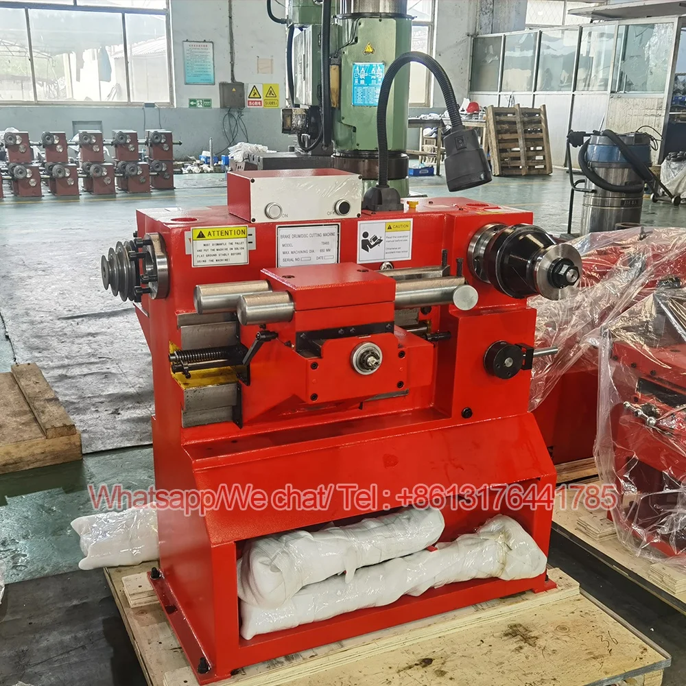 T8465 T8465FCV T8470 brake drum lathe/disc cutting machine heavy duty disc & drum brake lathe w/ 3 jaw double