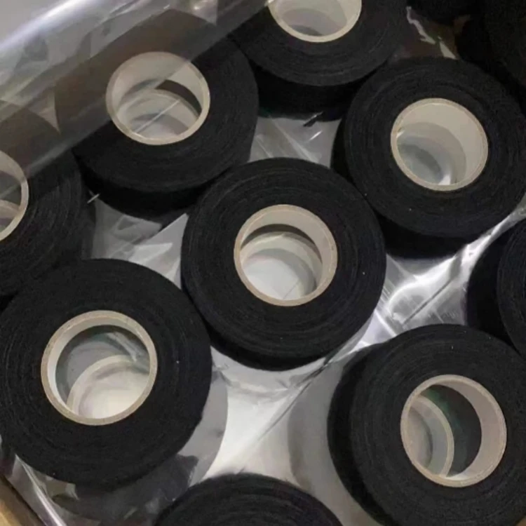 Hot Sale Auto Car Interior Cable Wire Bonding Fixing Self-adhesive Wire Harness Tape Flannel Fabric Wiring Harness Tape