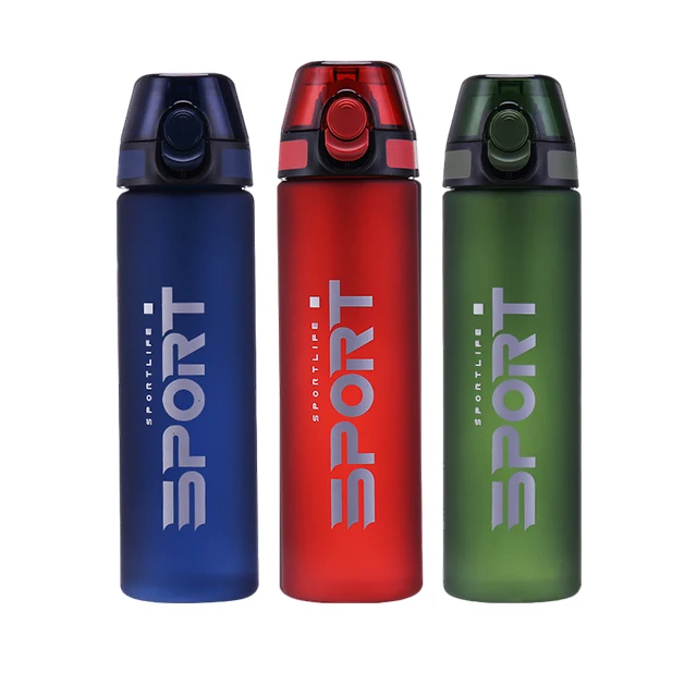 550ml 650ml 750ml motivational custom reusable plastic tritan sport cycling drinking water bottles with straw bpa free