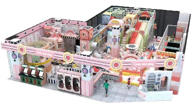 Indoor Space Theme Park Cheap Kids Plastic Inside Naughty Castle Games Ball Pits Playground Price Big Children Soft Play Center