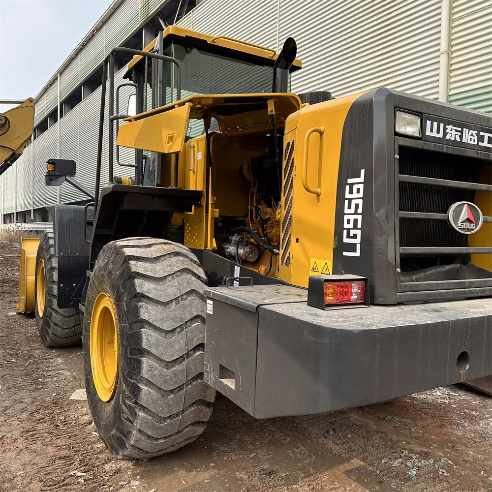 LG956L Wheel Mini Loader Used Front Tractor Loader with 5 Ton Rated Load Weichai Engine Gearbox & Bearing for Farms