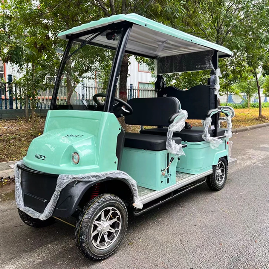 2 4 6 Seat Shuttle Transport Sightseeing Electric Passenger Bus For Sale
