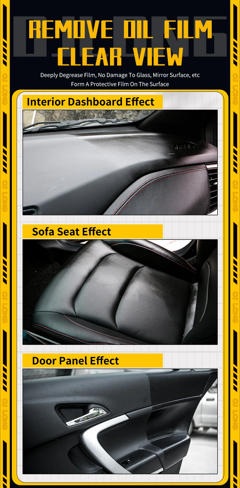 Car Wax Shine Dashboard Polish Spray  Interior Shine Silicone Aerosol Spray Wax Dashboard Polish