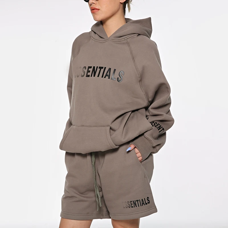 Оптовая продажа, индивидуальные спортивные шорты с высокой талией, женские эластичные хлопковые повседневные женские шорты для спортзала